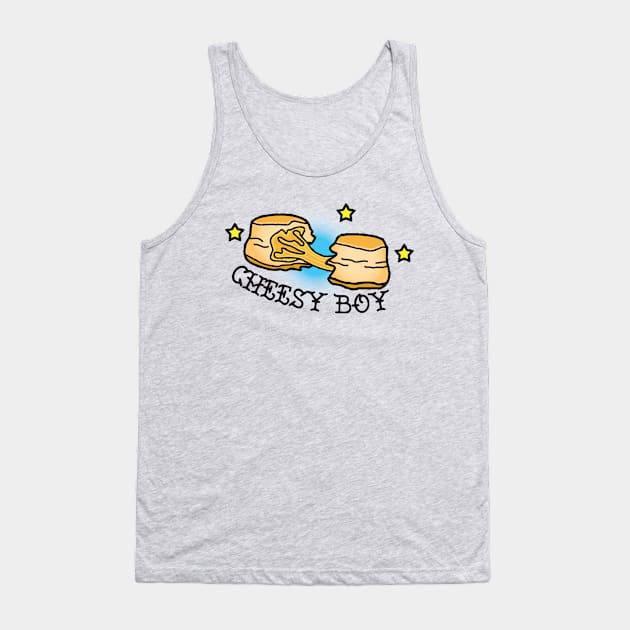 Cheesy Boy Tank Top by Buenos Biscuits